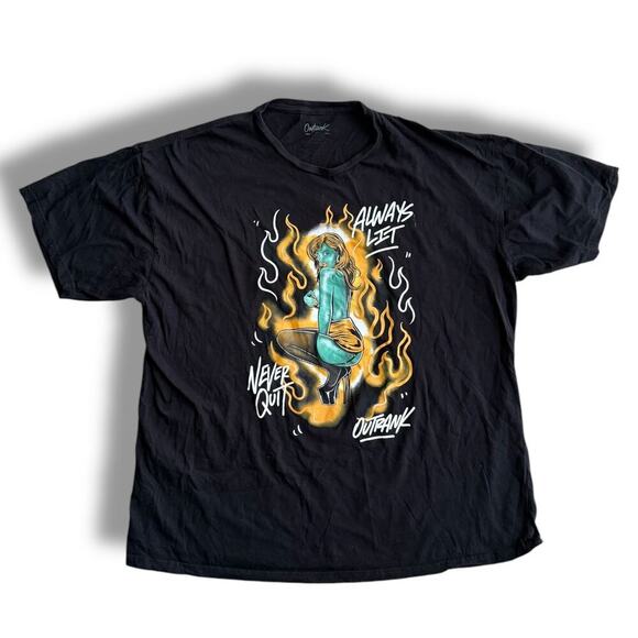 VINTAGE Outnank t shirt men’s sz 2XL - Picture 1 of 6